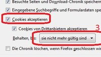 Firefox Cookies löschen, anzeigen und verwalten: Das Browser-Gedächtnis