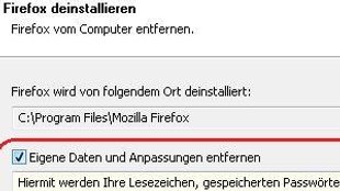 Firefox deinstallieren: So wird's gemacht