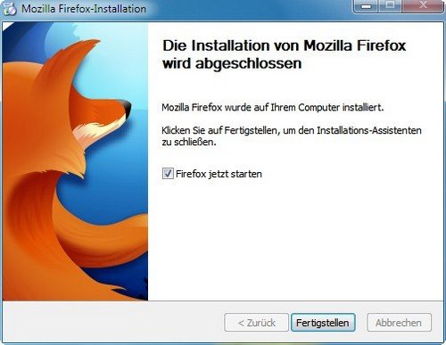 Firefox installieren