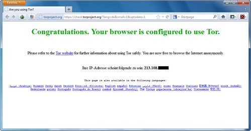 Firefox Tor Browser