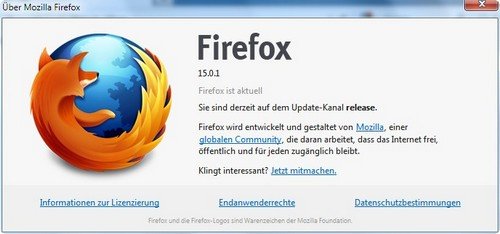 Mozilla Firefox Update Neustart