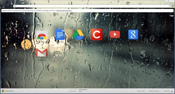 Google Chrome Hintergrund Screenshot