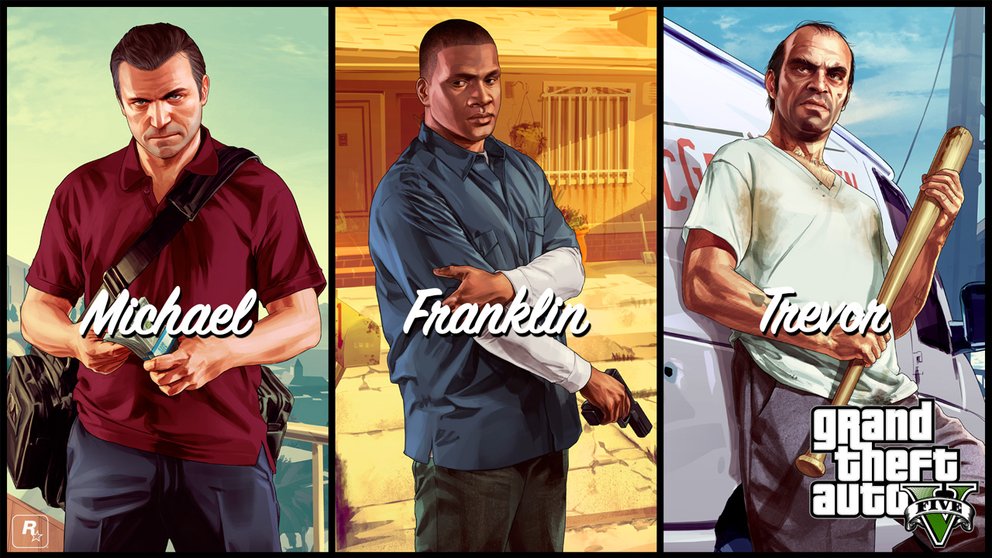 GTA 5: Wallpaper zu den Hauptcharakteren veröffentlicht