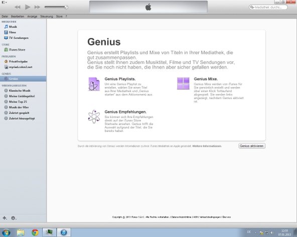 iTunes Genius Screenshot