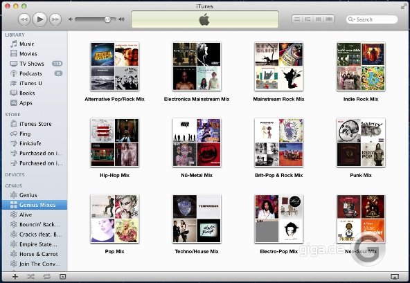 iTunes Genius Screenshot