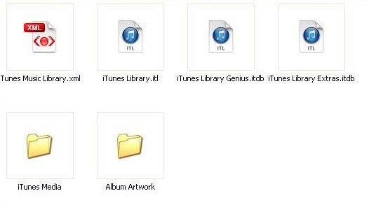 iTunes externe Festplatte Screenshot
