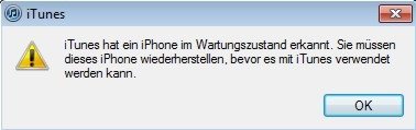 So Entsperren Sie In ITunes Das IPhone