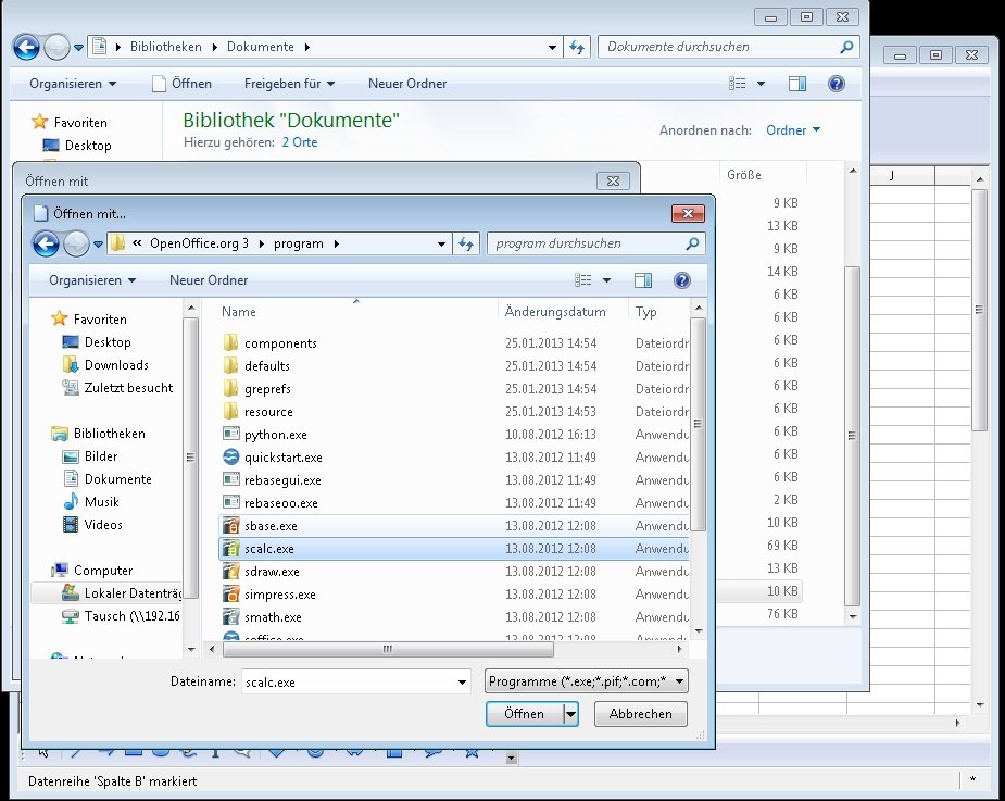 In Openoffice Excel Dateien Offnen Und Bearbeiten