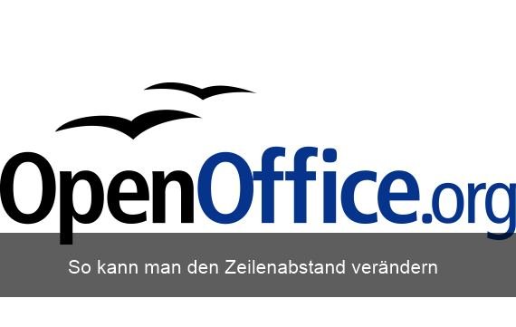 Wie kann ich in OpenOffice den Zeilenabstand ändern?
