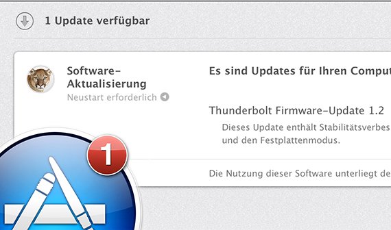 Thunderbolt-Update: Firmware-Version 1.2 verbessert Festplattenmodus