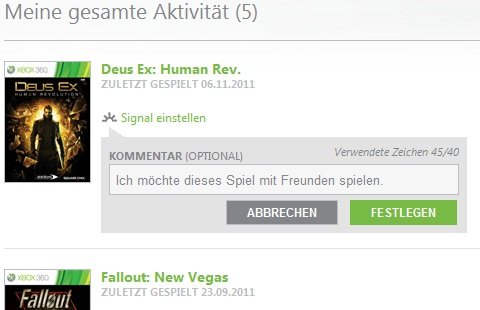 Xbox.com: Upgrade erlaubt leichtere Kontoverwaltung