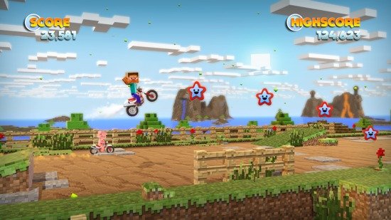 Joe Danger: PC-Version mit TF2-Charakteren und Minecraft-Levels