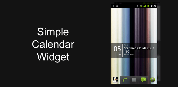 Simple-Calendar-Widget