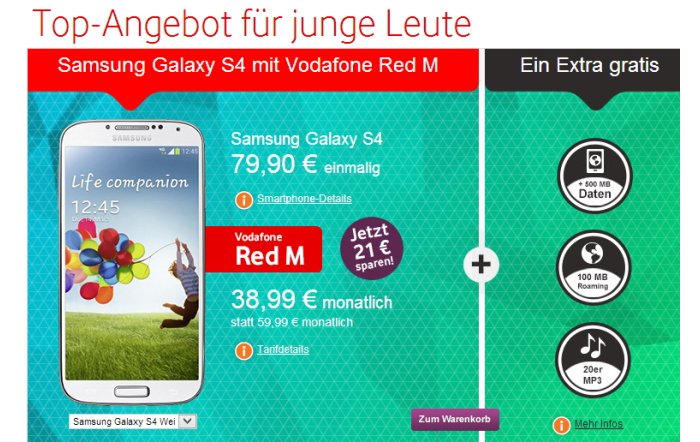 Allnet-Flat für junge Leute "Red M” für 38,99 statt 59,99 Euro