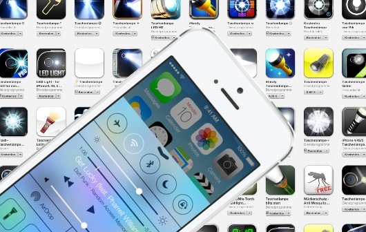 iOS 7-Funktionen: Zum Teufel mit den Taschenlampen-Apps!