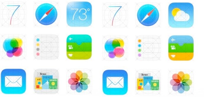 iOS 7: "Alte" Icons zwischenzeitlich auf Apple-Website aufgetaucht