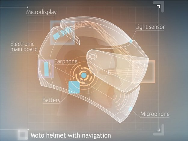 LiveMap: Motorradhelm mit Android als Crowdfunding-Projekt