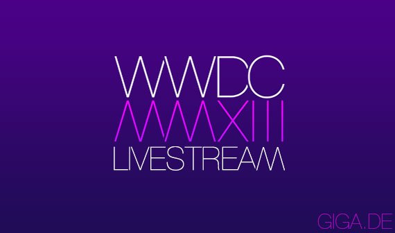 WWDC 2013: Livestream der Keynote angekündigt