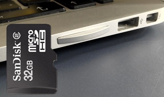 MacBook Air, Pro und Retina: Micro-SD-Laufwerk zur eleganten Speichererweiterung (Test)