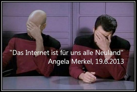 Och nö, Mutti: Merkel bezeichnet das Internet als #Neuland - die ganze Presseerklärung im Video (Update)