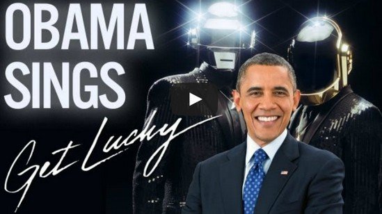 Get Lucky! Barack Obama singt den Hit von Daft Punk