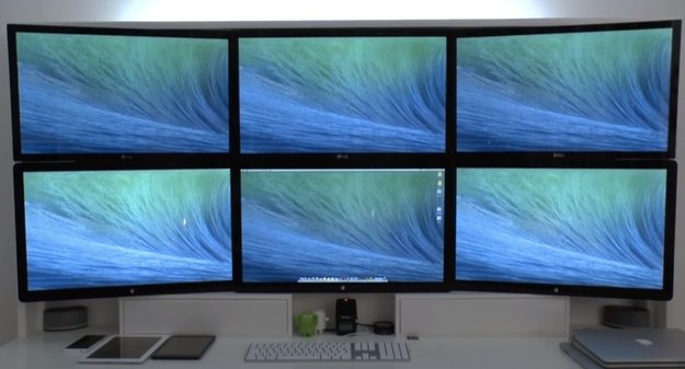 OS X Mavericks: Video zeigt Unterstützung mehrerer Displays