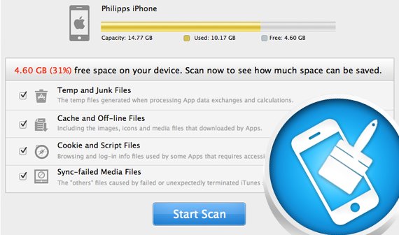 iOS-Gerät mit PhoneClean aufräumen (Mac & PC)