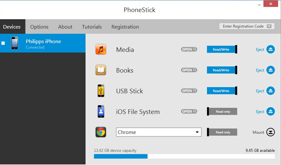 iPhone und iPad mit Windows synchronisieren (ohne iTunes): Phone Stick