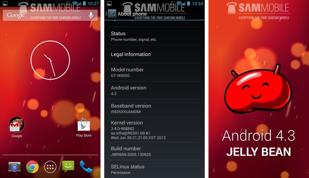 Android 4.3: Samsung Galaxy S4 GE mit neuer Jelly Bean-Version aufgetaucht, ROM zum Download