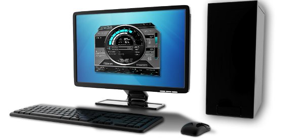 Mit EVGA Precision X kann die Grafikkarte konfiguriert werden EVGA Precision X Grafikkarte