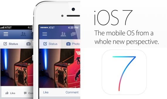 Die Facebook-App im iOS 7-Look