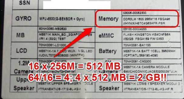 Nexus 7 2: Doch keine 4 GB RAM, „nur“ 2 GB verbaut