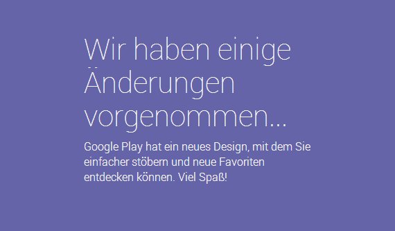 Google Play Store: Alles neu und noch ziemlich verbuggt