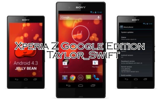 Sony Xperia Z: Google Edition ROM in Arbeit