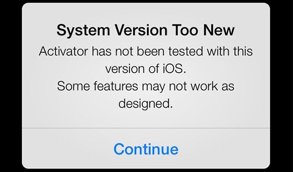 iOS 7 Jailbreak: Activator auf aktueller Beta-Version installiert