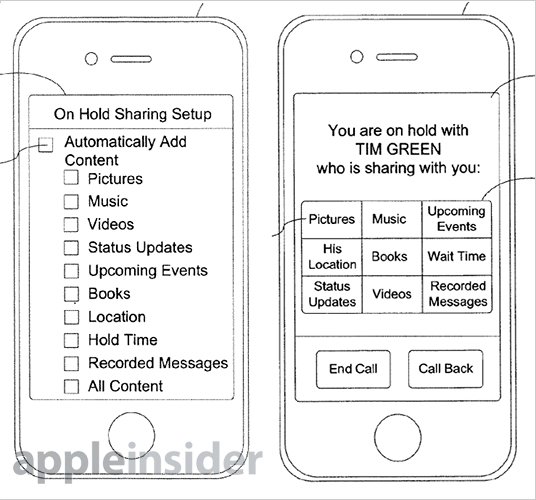 Apple-Patent fürs iPhone: Datenzugriff bei Gesprächspausen