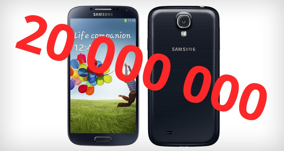 Samsung Galaxy S4: 20 Millionen verkaufte Exemplare in 2 Monaten