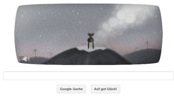 Google Doodle mit Point-and-Click-Adventure: Spiel das Alien von Roswell