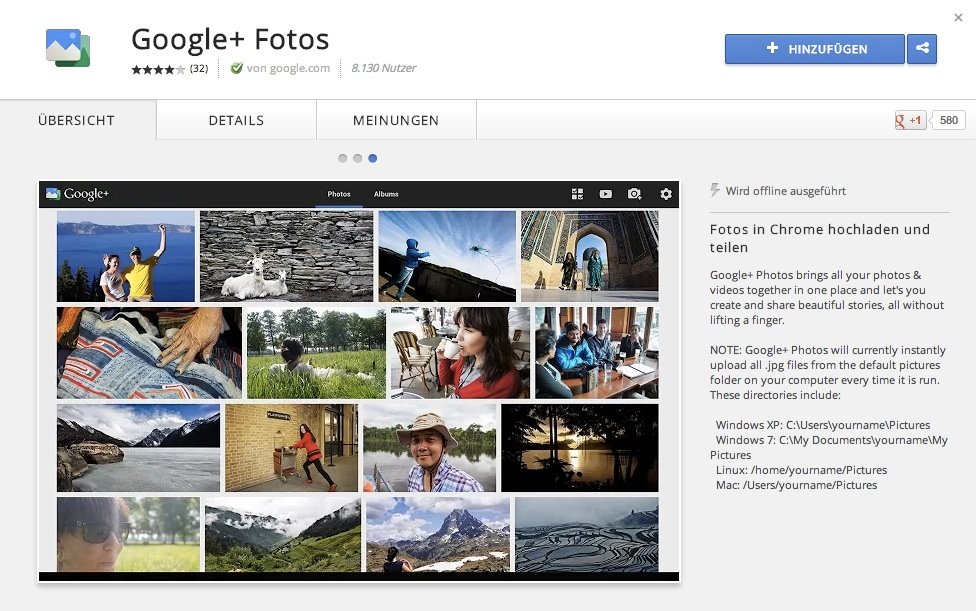 Google+-Fotos-App für Chromebook Pixel bald auch für den Mac?