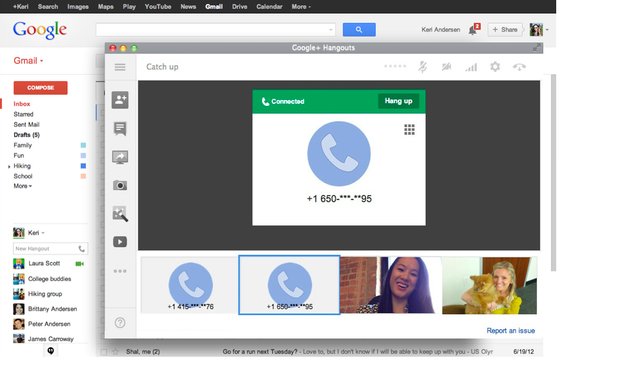 Google Hangouts: Telefonfunktion als erster Schritt zur Google Voice-Integration