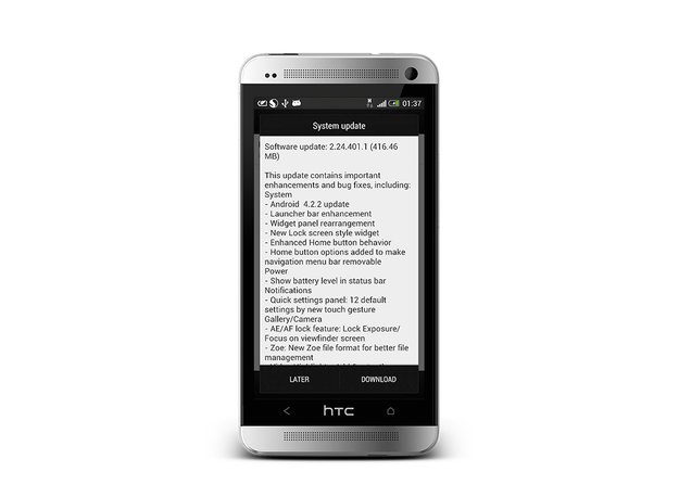 HTC One: Android 4.2.2 rollt aus, Petition für Update des One S