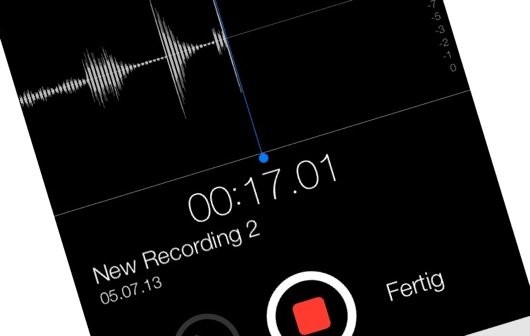 iOS 7: Das sind die neuen Sprachmemos