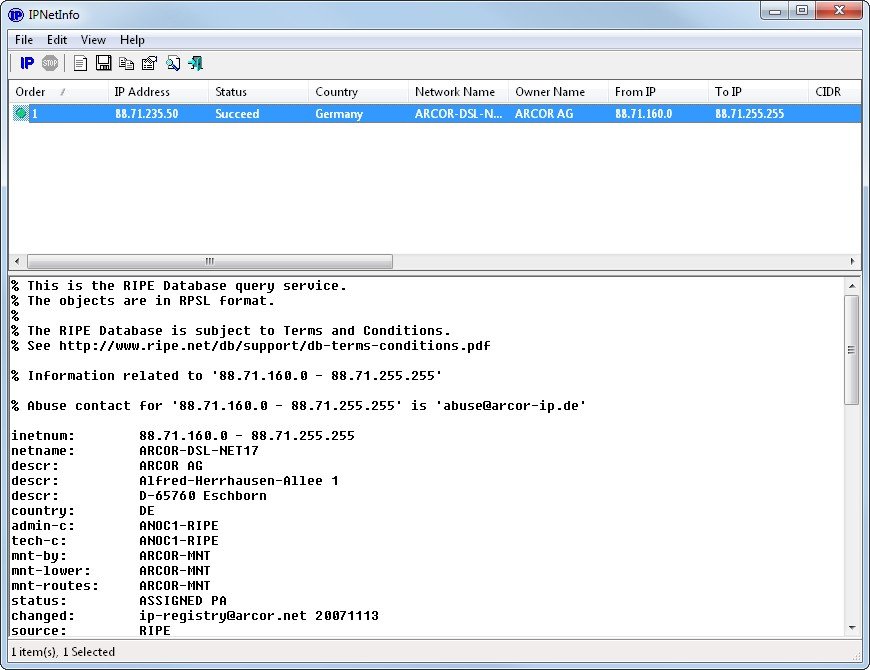 Internet-IP vom Handy auslesen