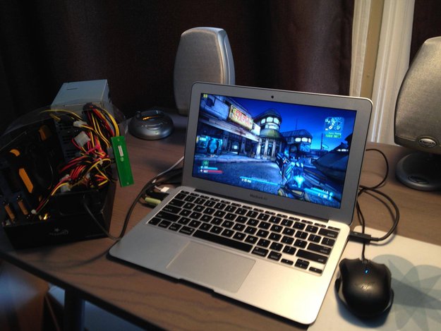 Do it yourself: PCI-Express-Grafikkarte über Thunderbolt an einem MacBook Air