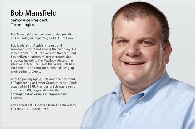 Apple-Management: Bob Mansfield ist kein Senior Vice President mehr