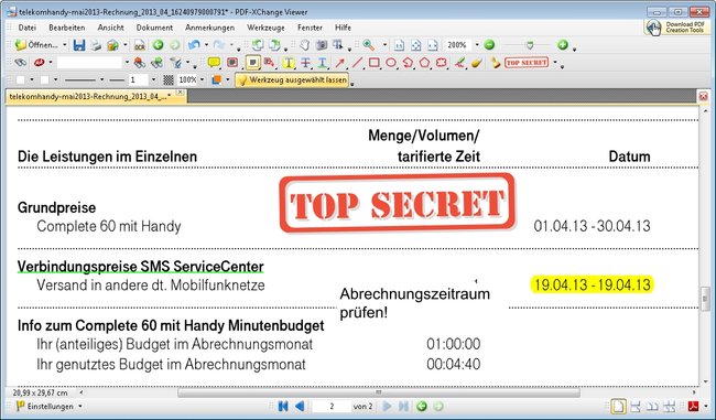 PDF XChange Viewer PDF bearbeiten