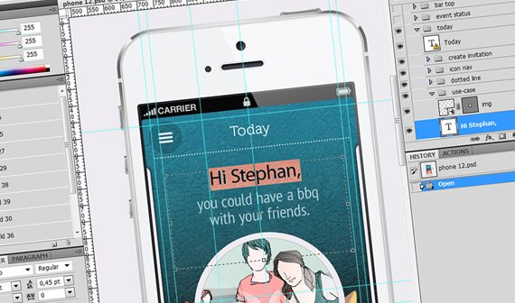 Peergion: So entsteht das Design einer App (Zeitraffer-Video)