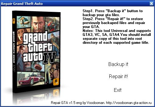 Repair GTA