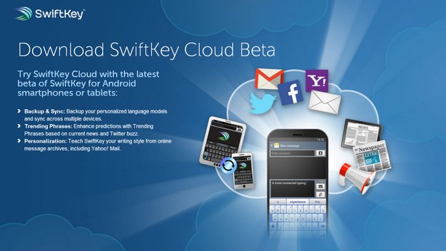 SwiftKey: Beta der Tastatur-App bringt Cloud-Sync für Wörterbücher & mehr