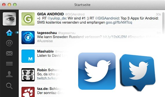 Twitter für Mac und iOS: Synchronisation mit anderen Apps, bessere Übersicht